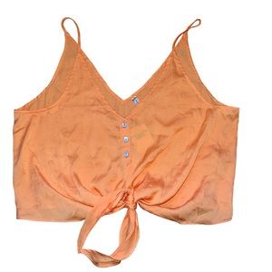 Free People Tie Front Tank sz L